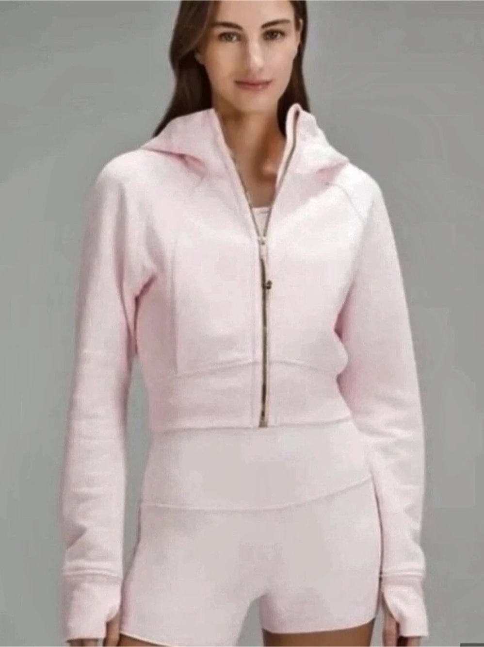 lululemon Scuba Oversized Full-Zip Hoodie Pink Size 4